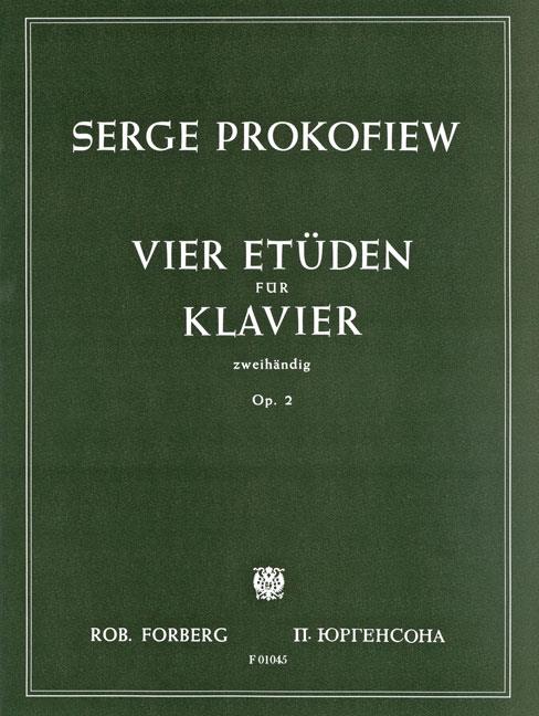 Vier Etüden, op. 2 - etudy pro klavír